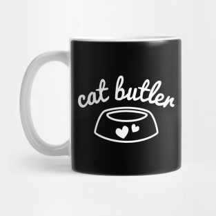 Cat Butler (Black) Mug